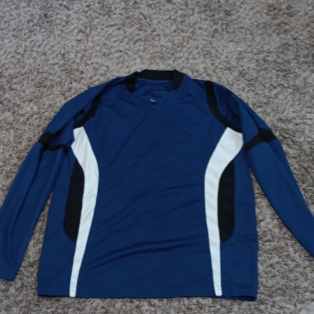 An athletic long sleeve